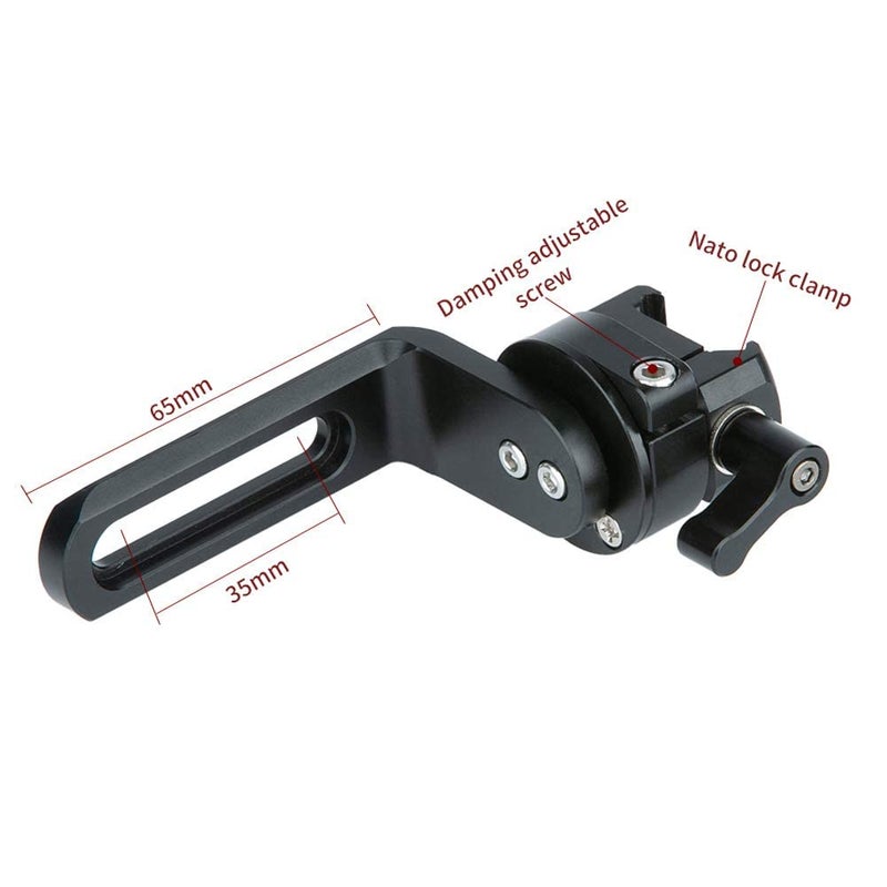 NICEYRIG Quick Release NATO Clamp with NATO Rail, EVF Support Monitor Mount - 308 - Image 4